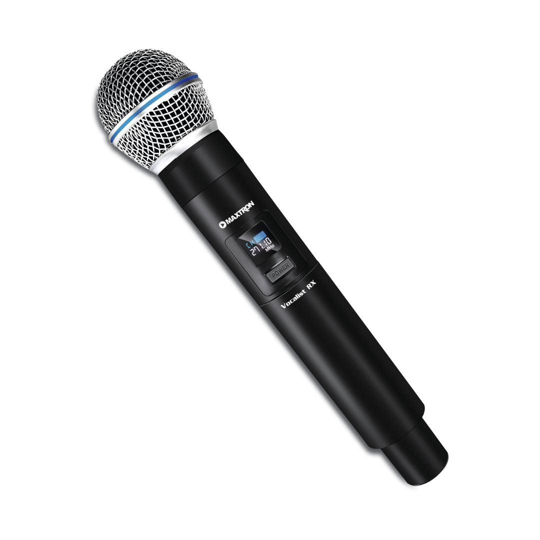 Micrófonos Inalámbricos Maxtron MX 7238 RX UHF Recargables x2