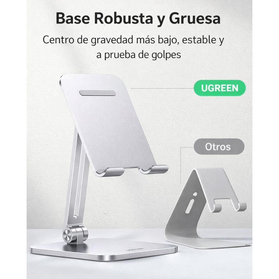 Soporte para Tablet y Celular de Aluminio Plegable Ajustable UGREEN LP134