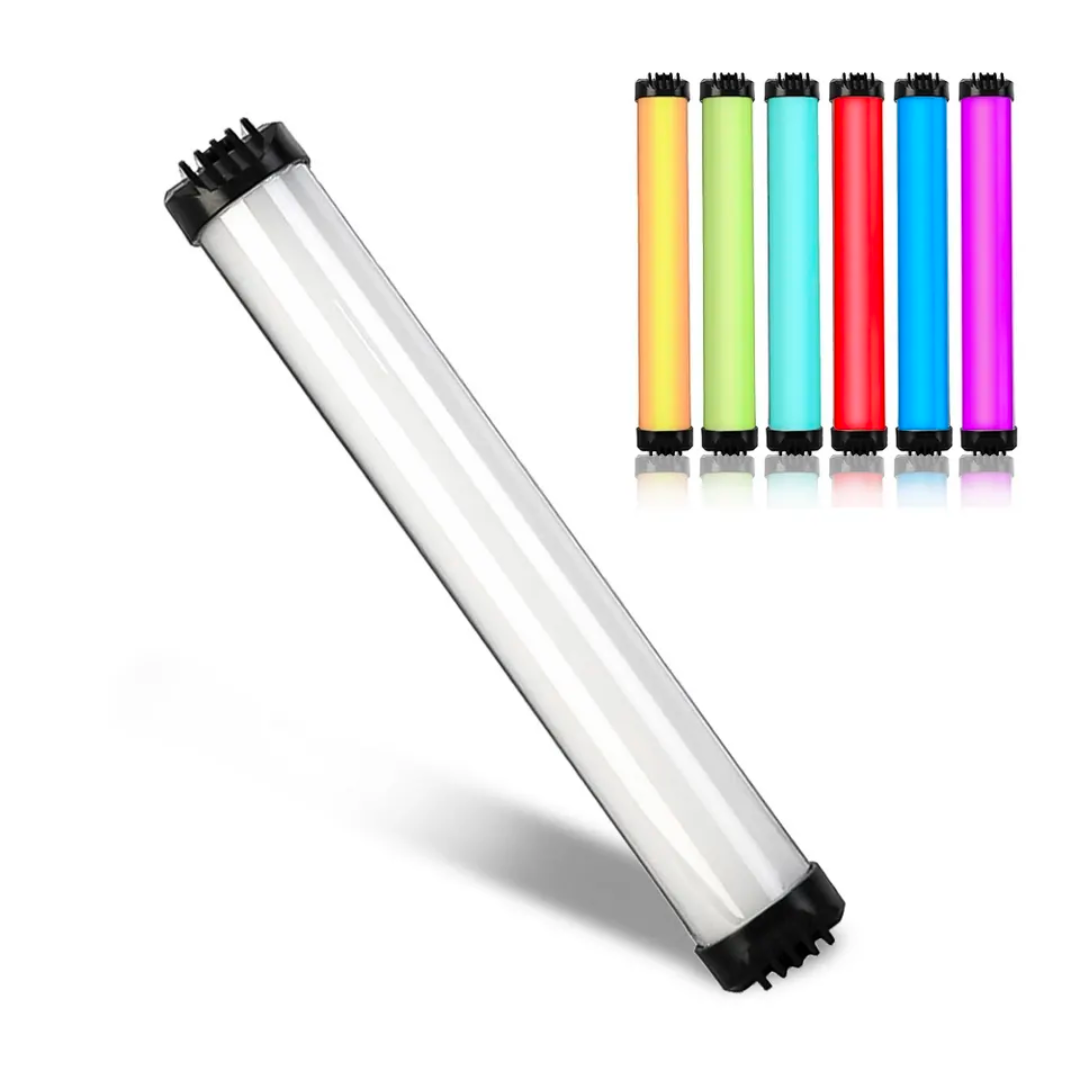 Lámpara RGB de Mano para Fotografía con 49 Modos y Control Musical