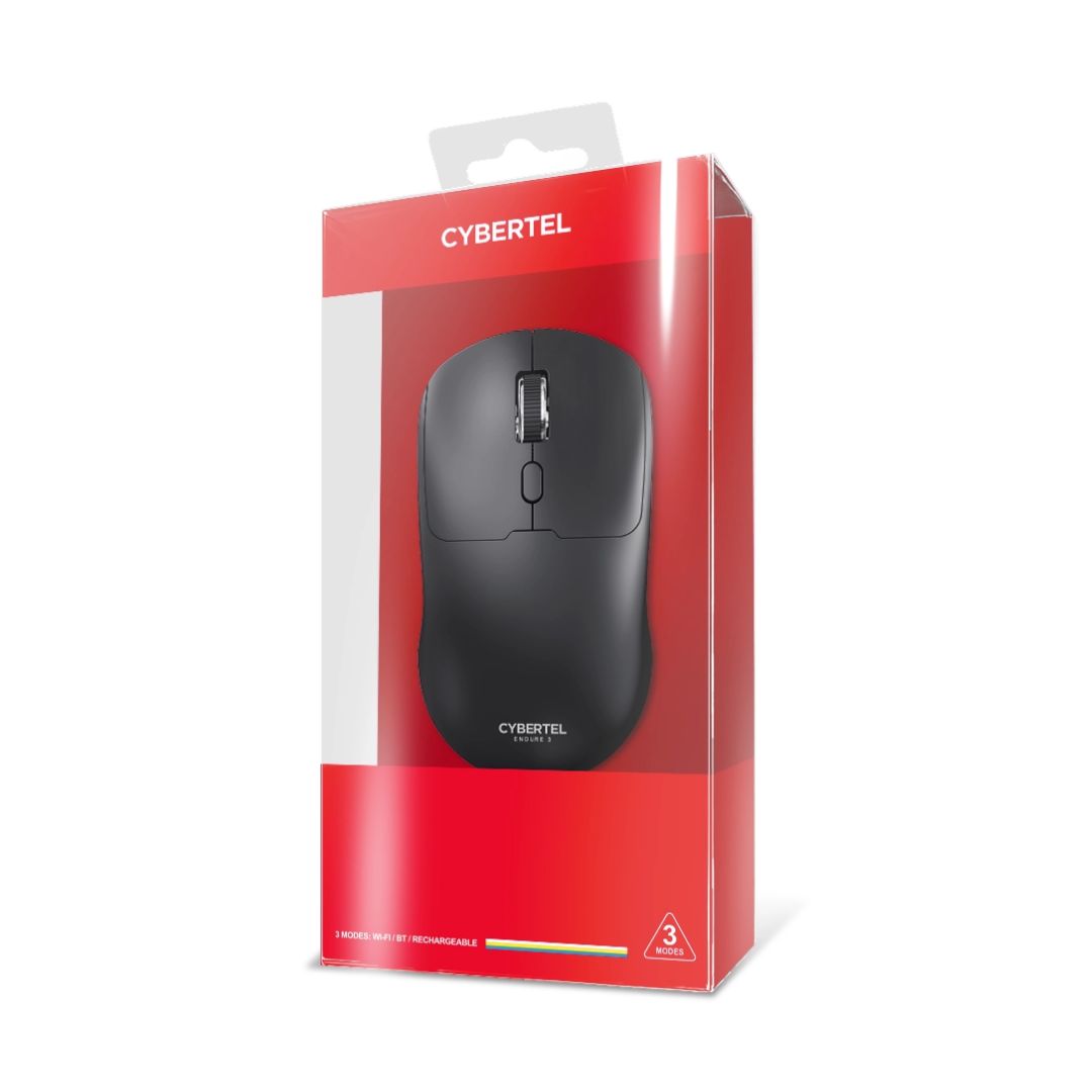 Mouse Cybertel M702-3M Bluetooth 2.4G Recargable Silencioso