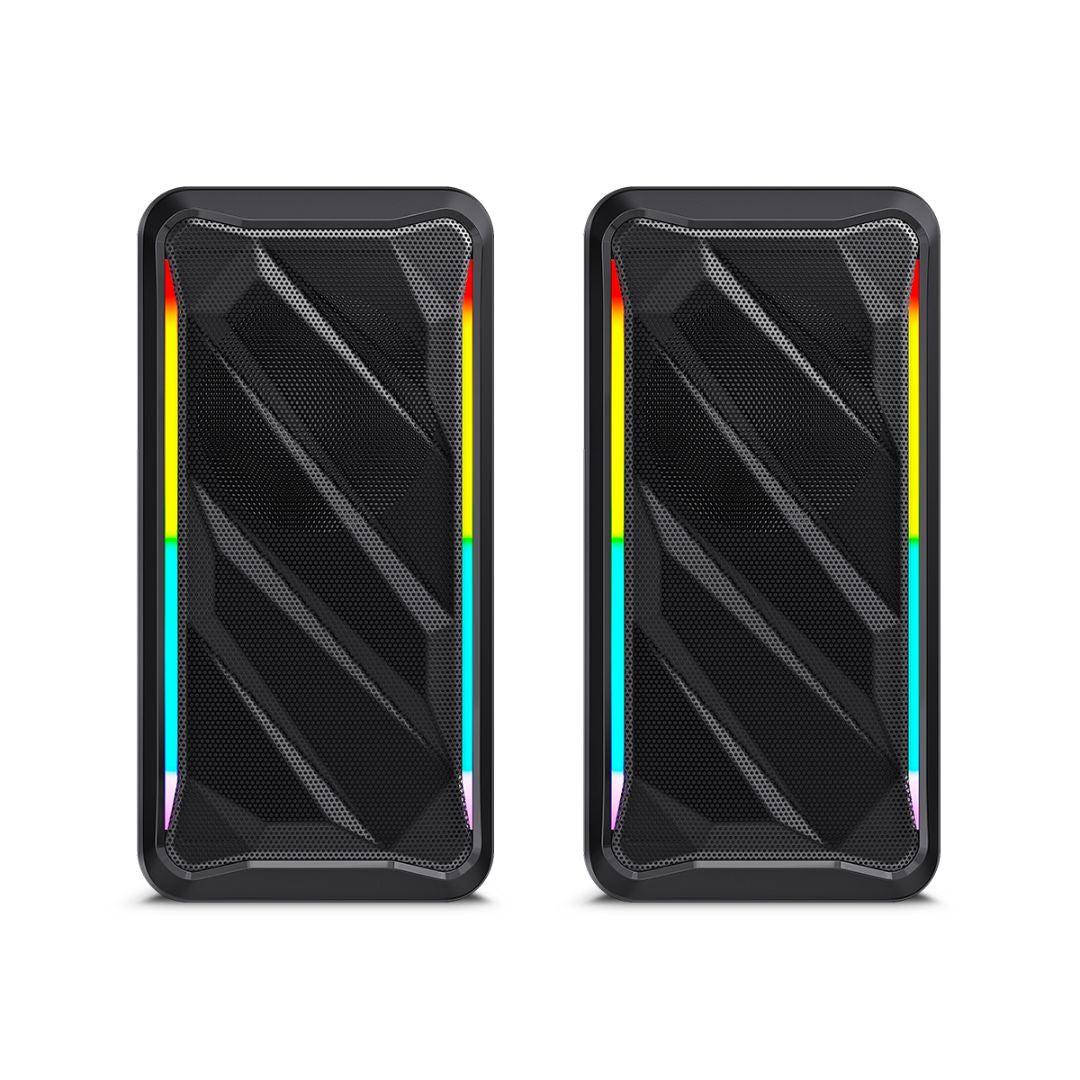Parlantes Gamer Micronics S311 RGB 2.0 USB para PC