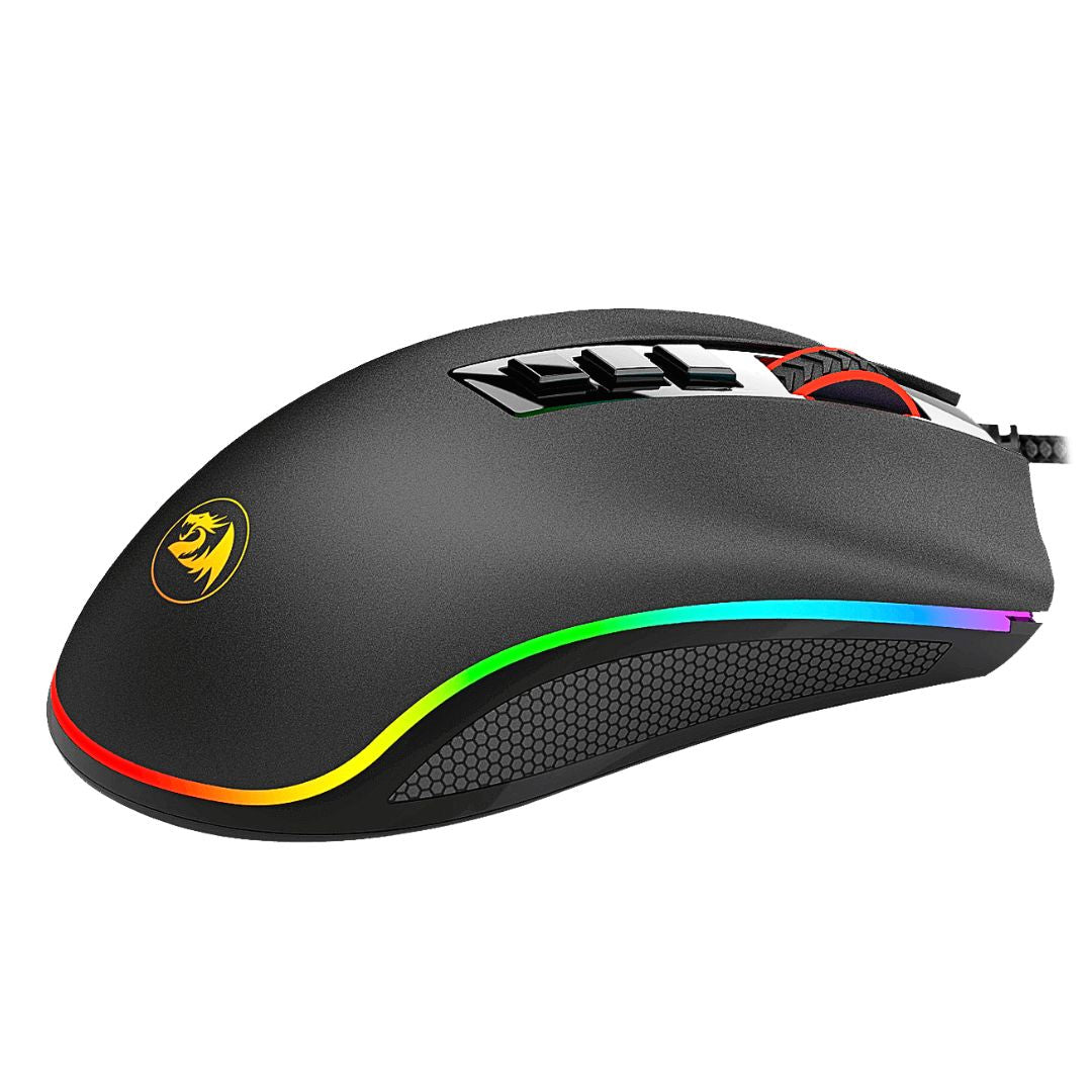 Mouse Gamer Redragon M711 Cobra RGB 10000 DPI con 8 Botones Programables y Software
