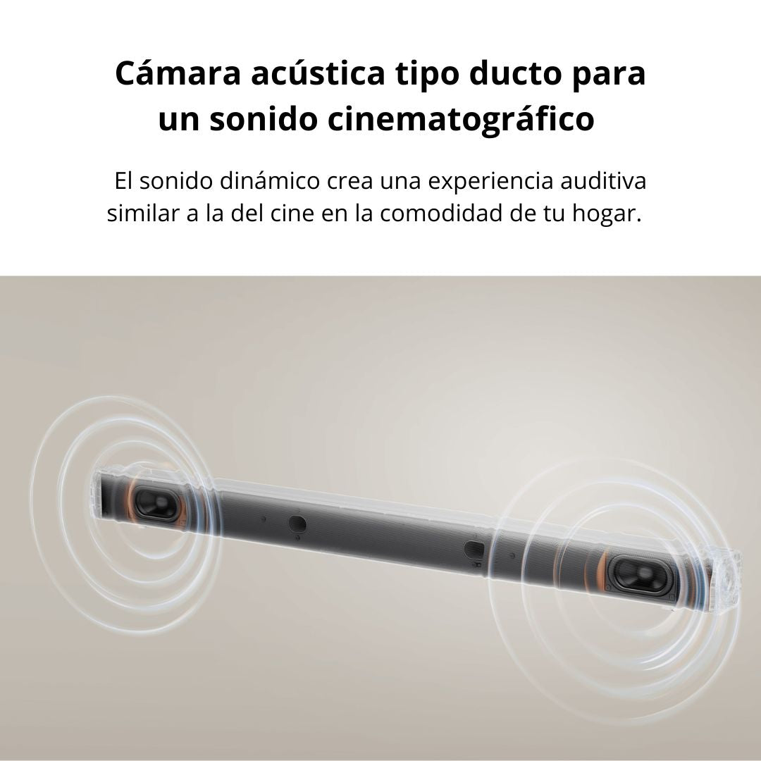 Barra de Sonido Xiaomi Soundbar 2.0 Bluetooth 5.3 30W Óptico y AUX