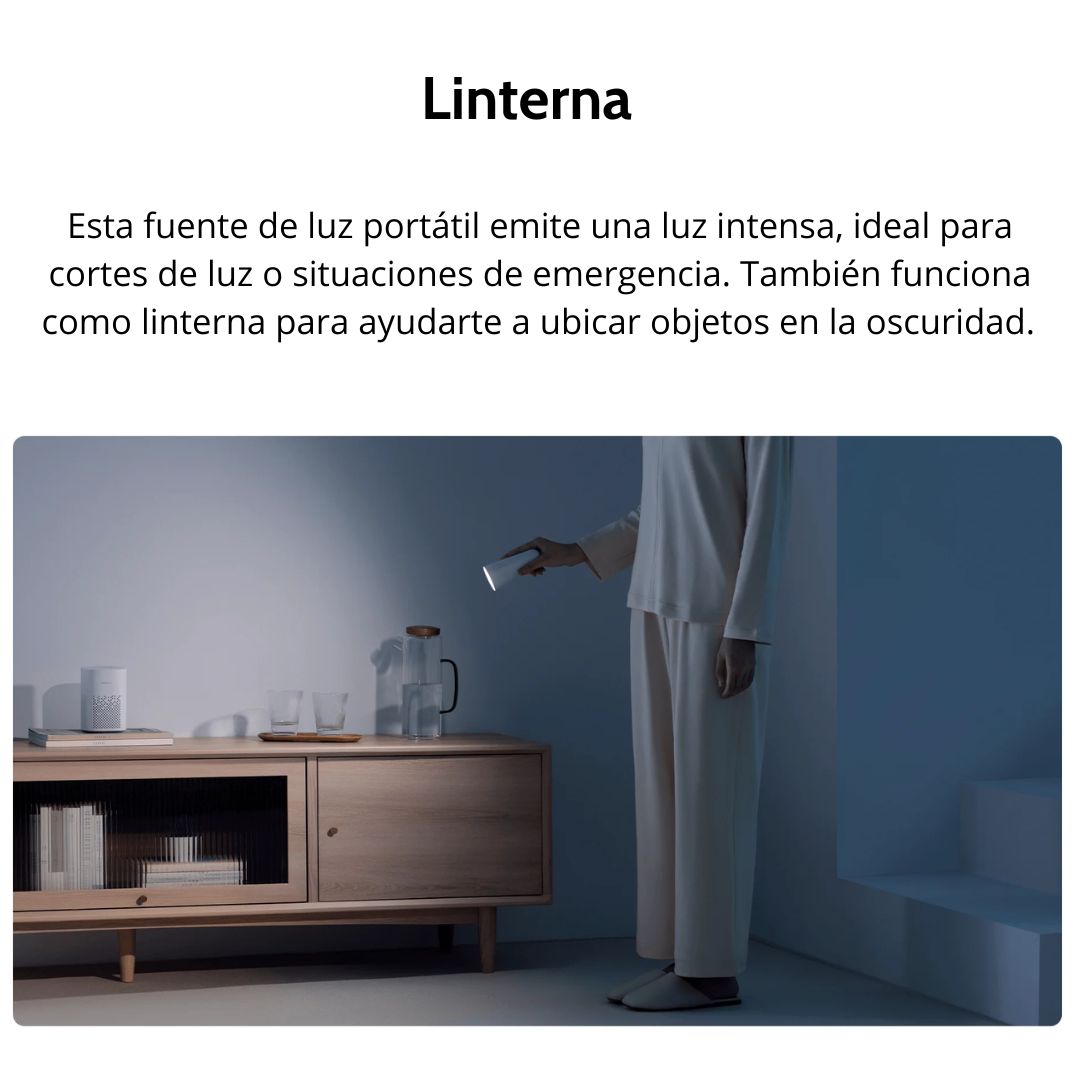 Lámpara Xiaomi Recargable 3 en 1 Escritorio Clip Linterna
