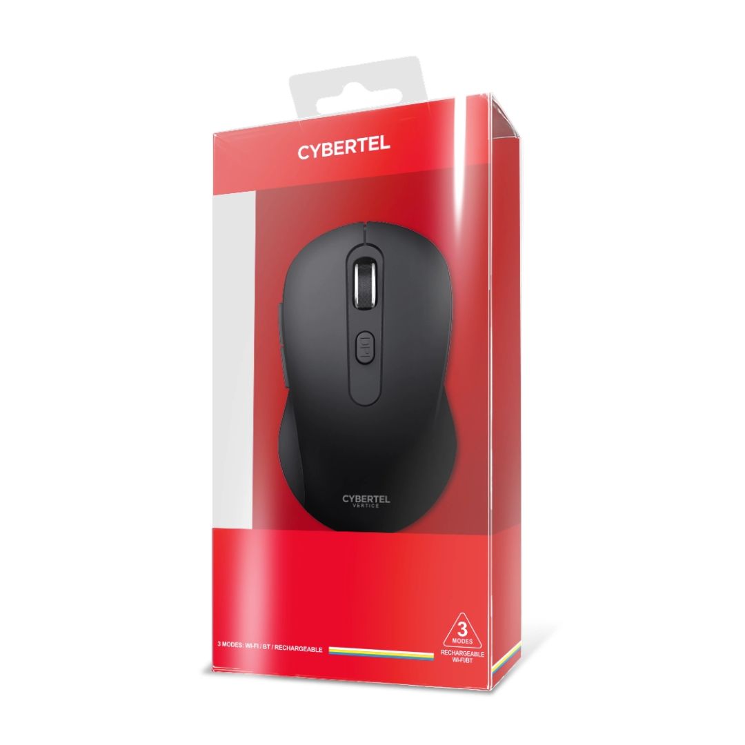 Mouse Cybertel M709-3M Bluetooth 2.4G Recargable Silencioso