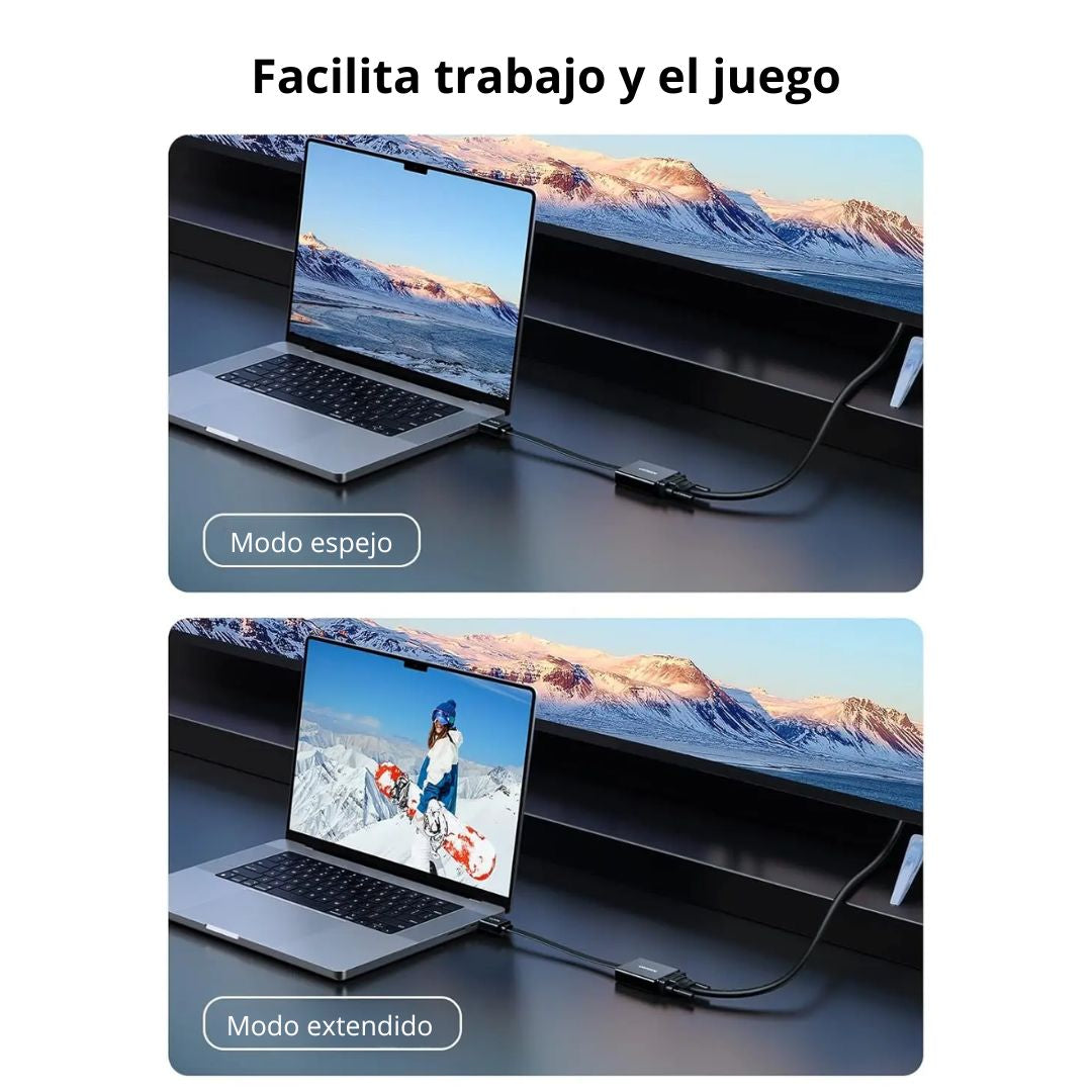 Adaptador HDMI a VGA UGREEN MM103 con Audio 3.5 mm Full HD 1080p