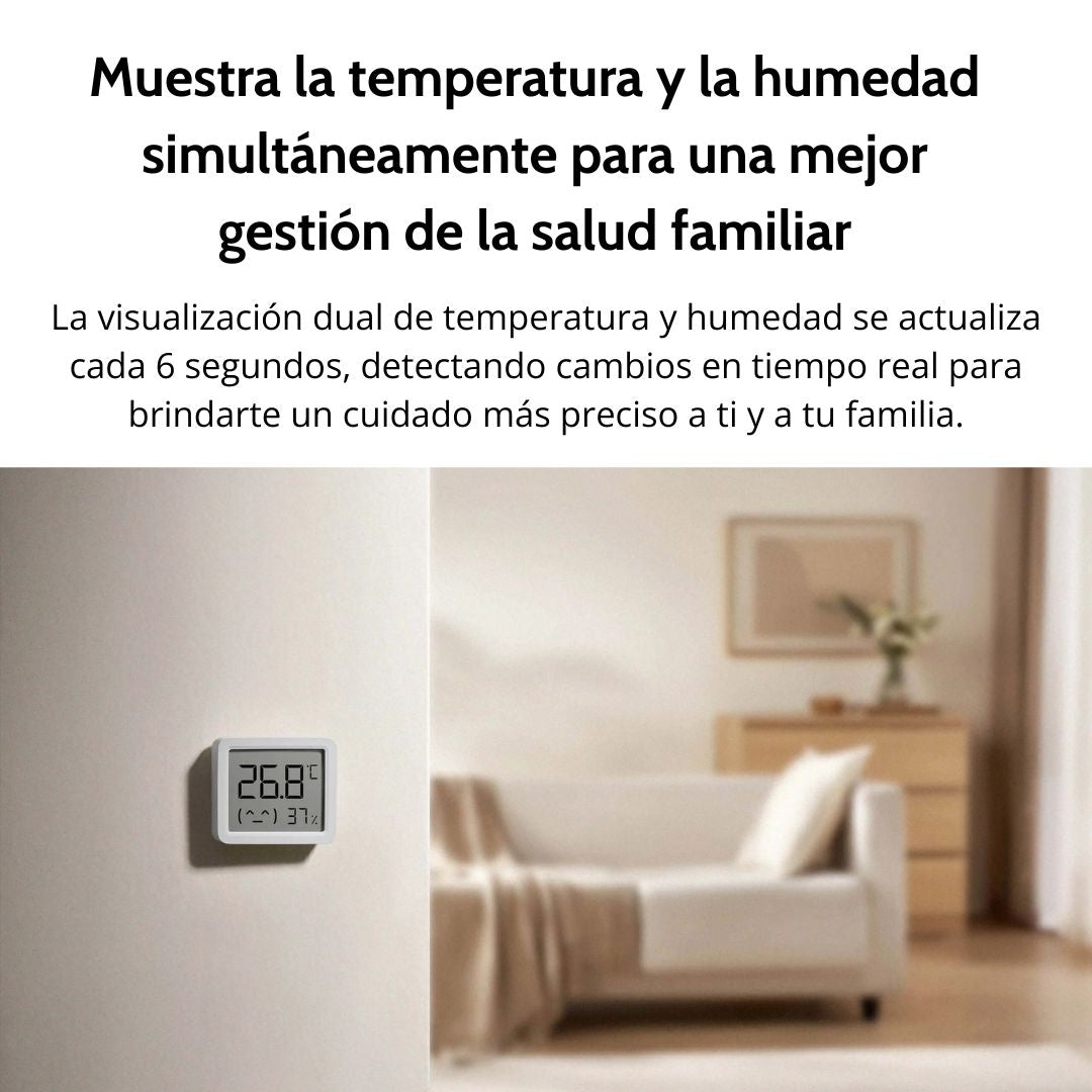 Sensor de Temperatura y Humedad Xiaomi Monitor 3 Mini