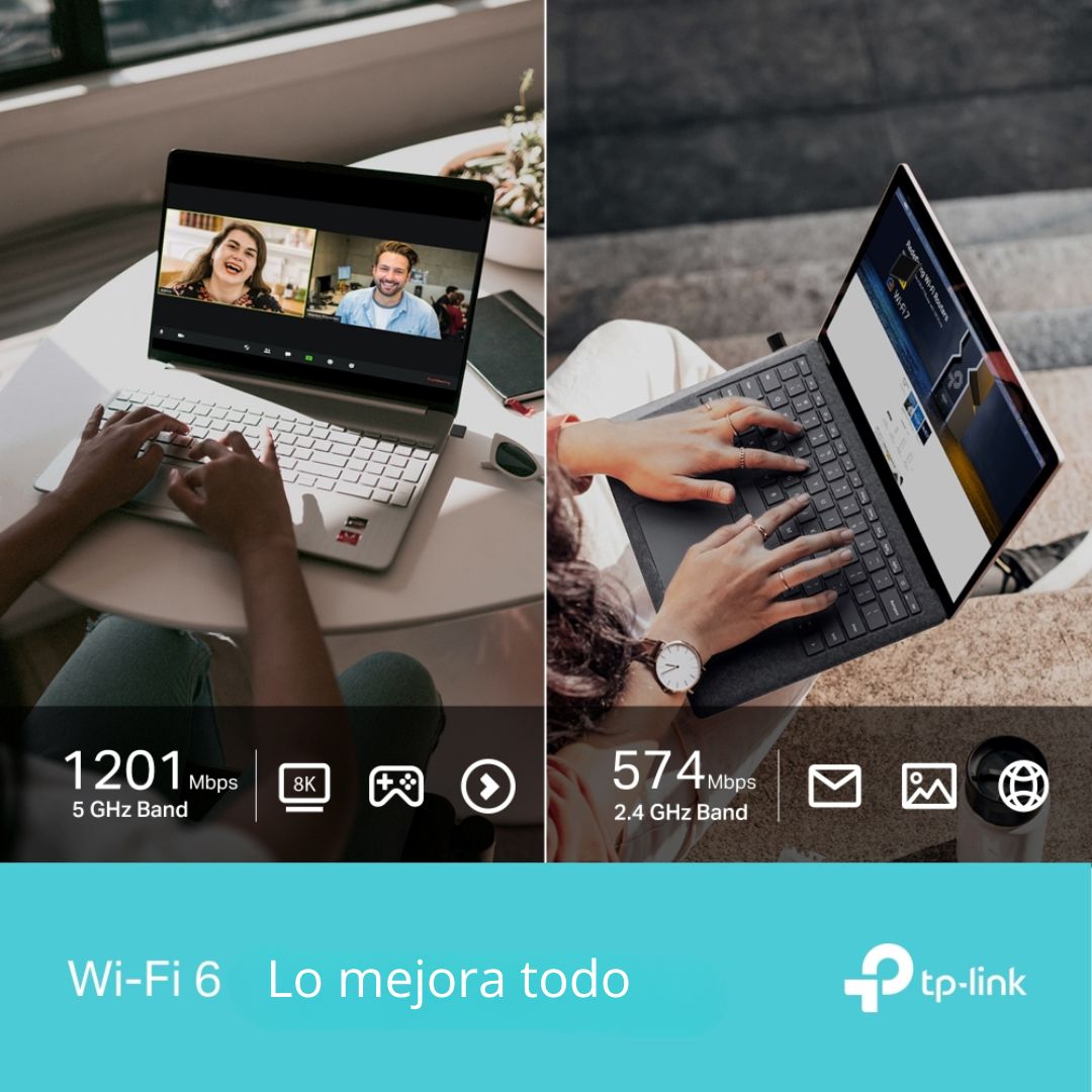 Adaptador USB WiFi 6 TP-Link Archer TX20U Nano AX1800 Doble Banda para PC y Laptop