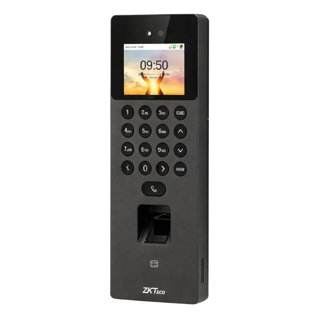 Control de Acceso Facial ZKTeco SenseFace 2A con Huella Tarjeta RFID y Videoportero IP