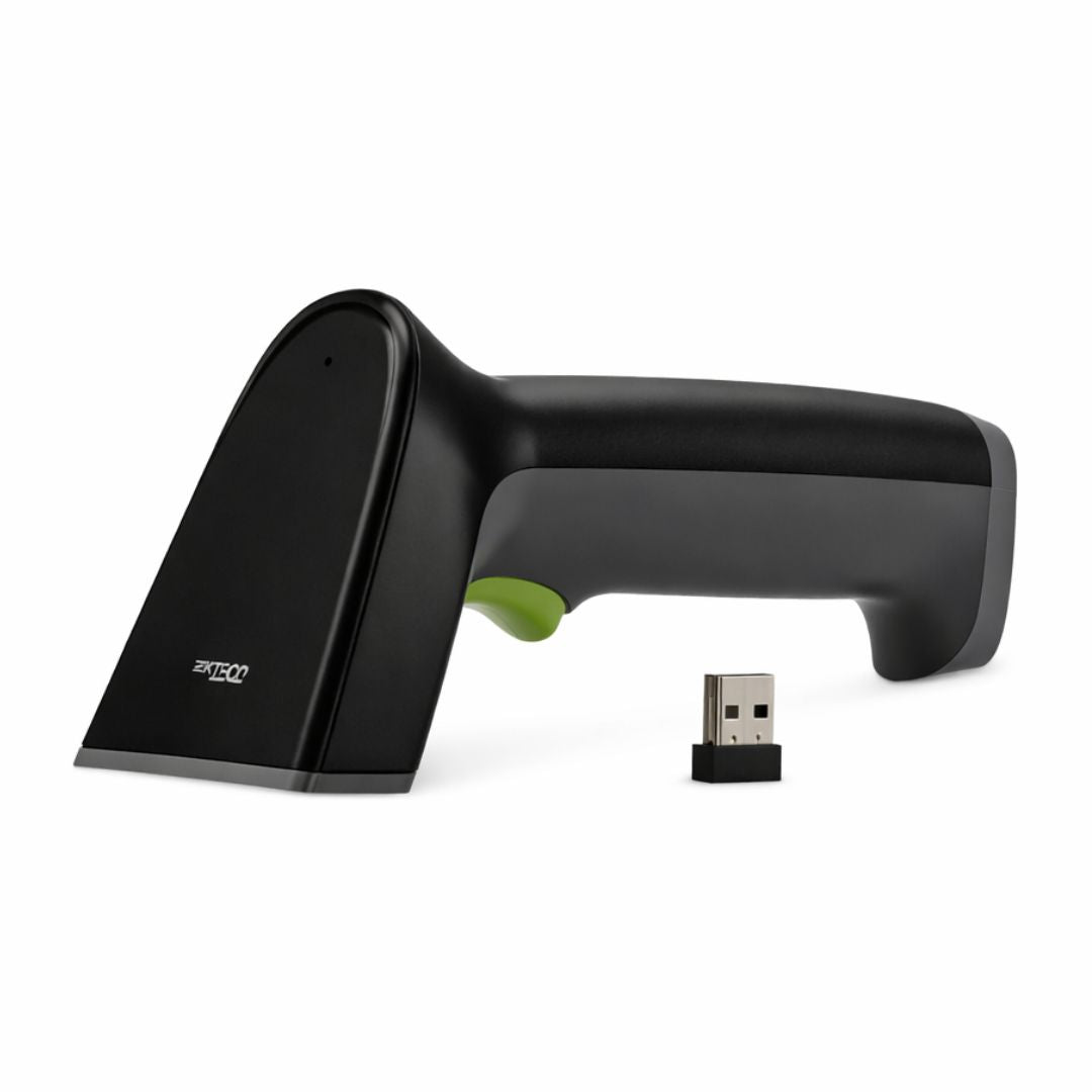Escáner de Código de Barras Inalámbrico ZKTeco ZKB202S 1D 2D 2.4GHz Recargable