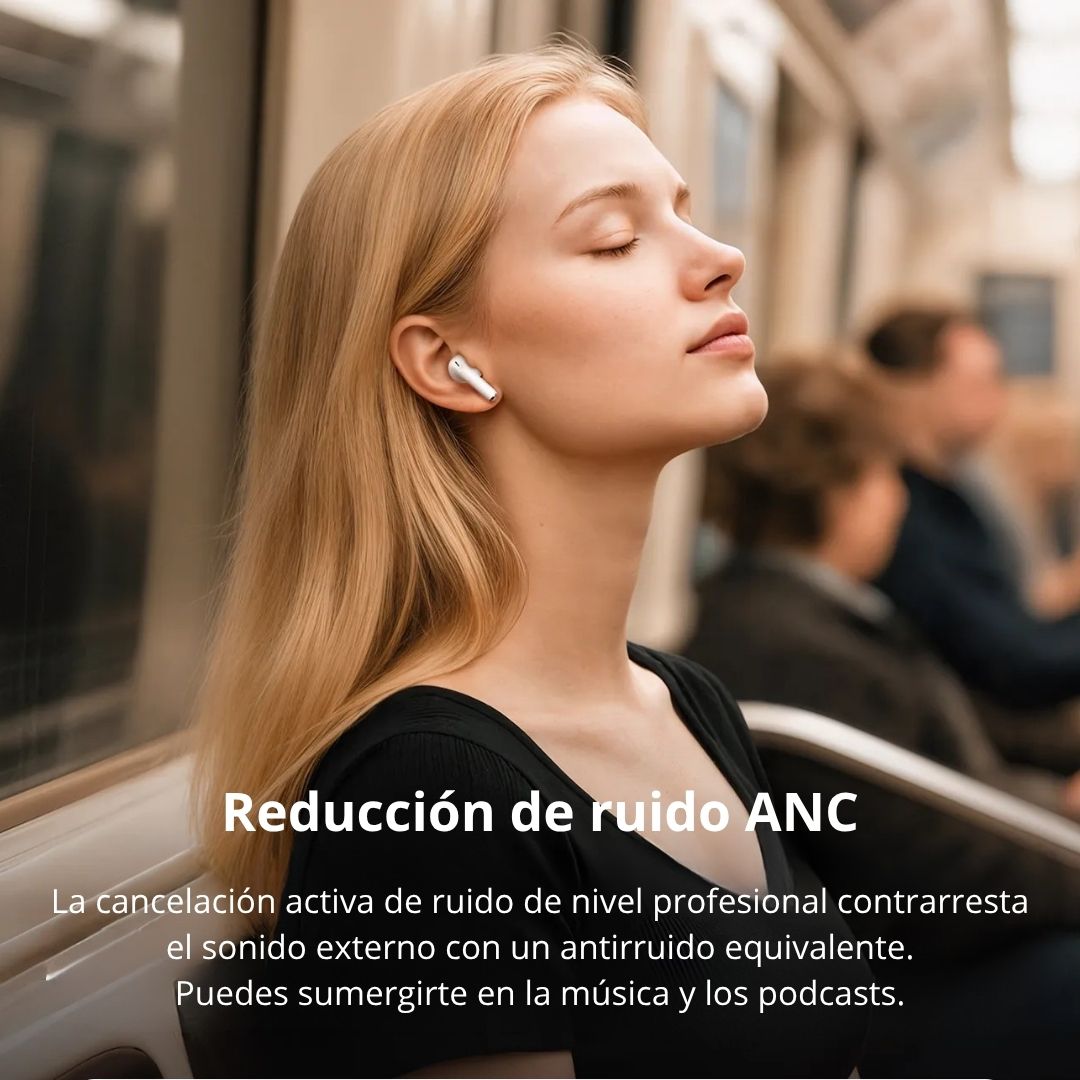 Audífonos Bluetooth Hoco EW88 TWS con ANC, Pantalla Táctil LCD y Bluetooth 5.4