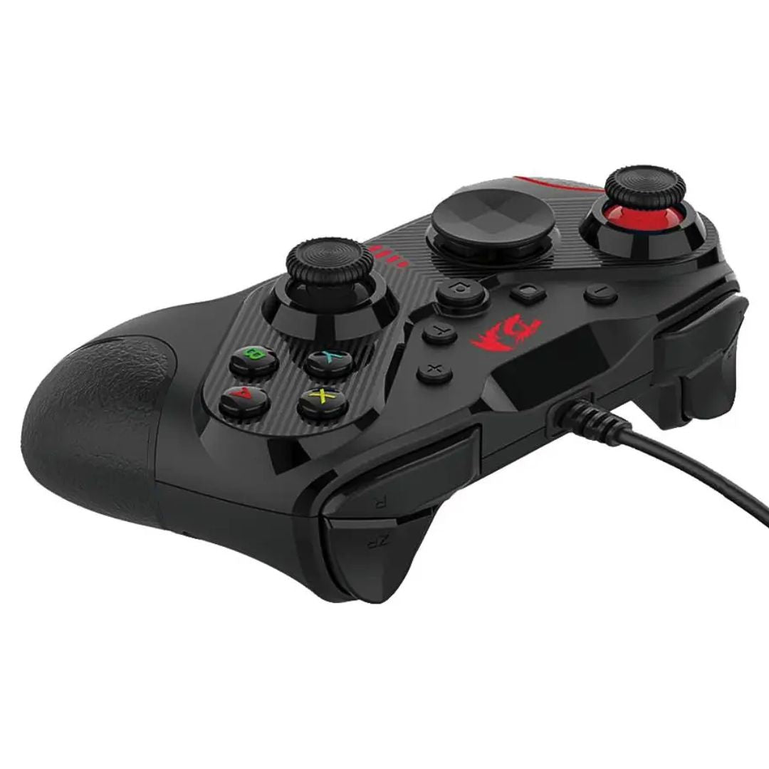 Mando con Cable Redragon Rift G710 para PC Switch y PS3 USB con Vibración y Turbo