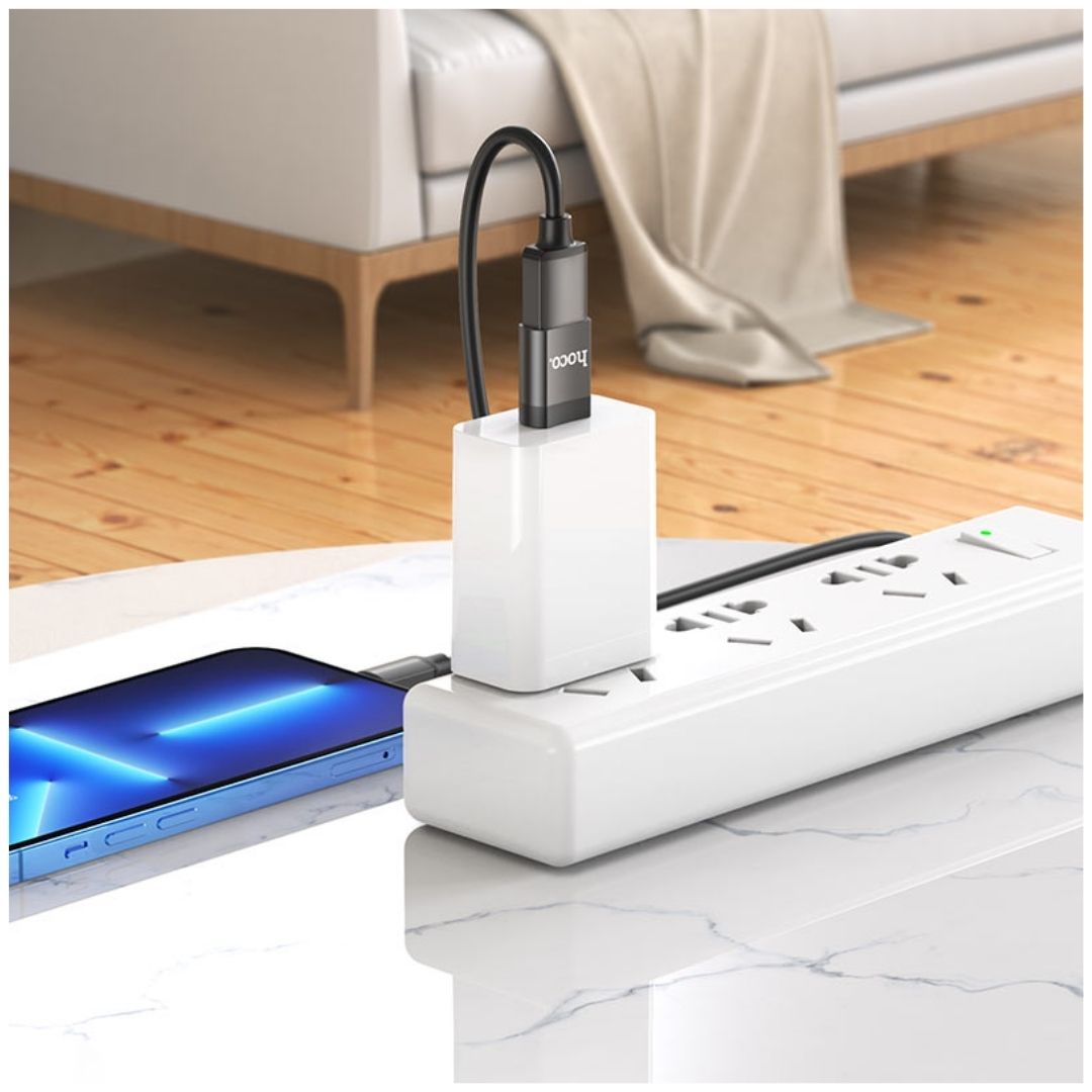 Adaptador OTG USB-C a USB-A 3.0 Hoco UA17 para Celular y Laptop