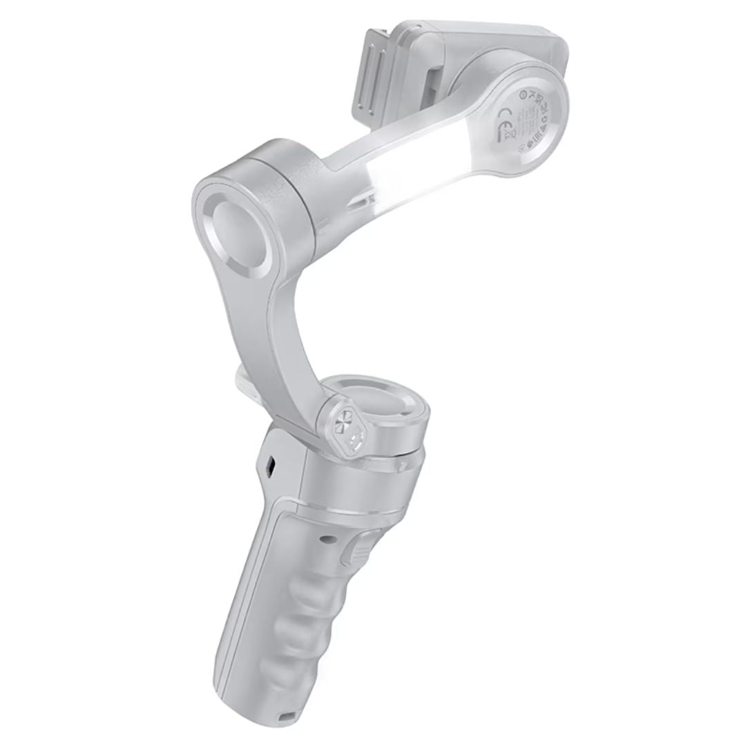 Estabilizador Gimbal Hoco K24 de 3 Ejes con Seguimiento Facial Luz LED y Trípode