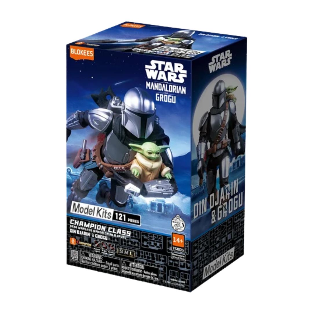 Figura Blokees Din Djarin & Grogu Star Wars Champion Class 05