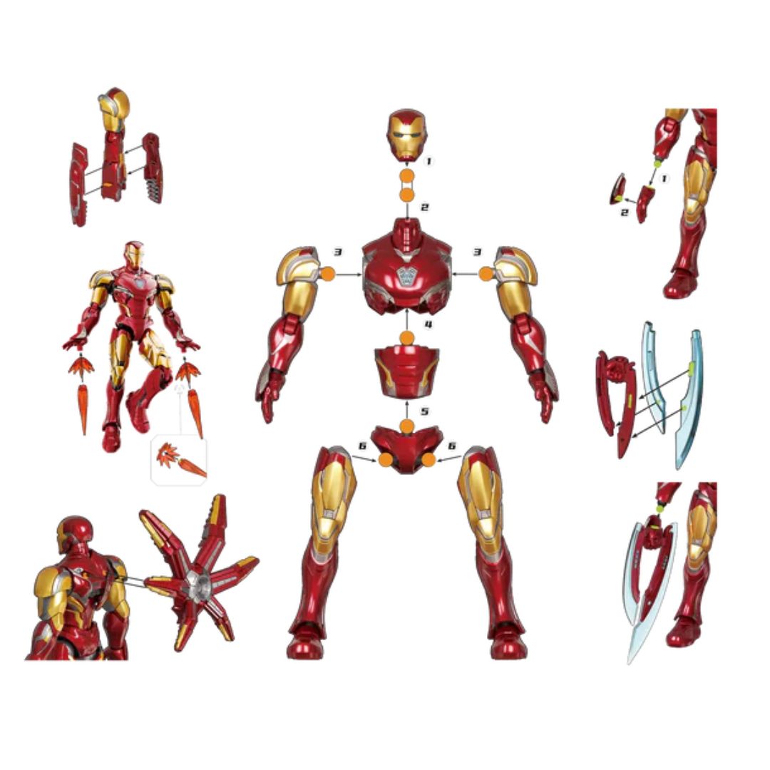 Figura Blokees Iron Man MK85 Marvel Champion Class