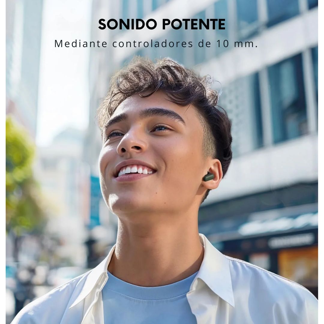 Audífonos Bluetooth Soundcore P30i ANC 45h TWS con Estuche Soporte para Celular