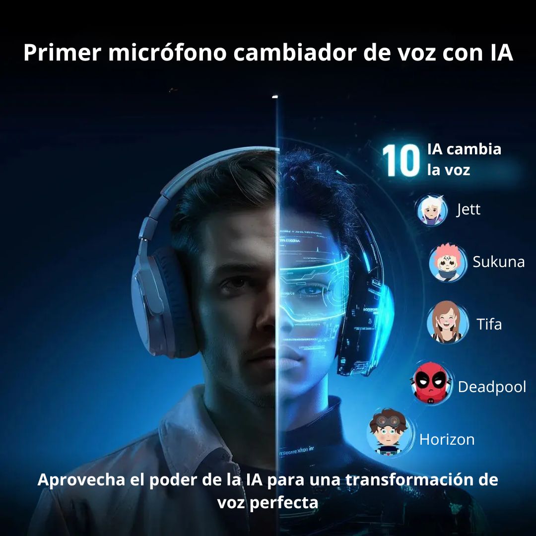 Micrófono Gamer Inalámbrico Maono DM40 Pro RGB USB-C con Brazo y Reducción de Ruido
