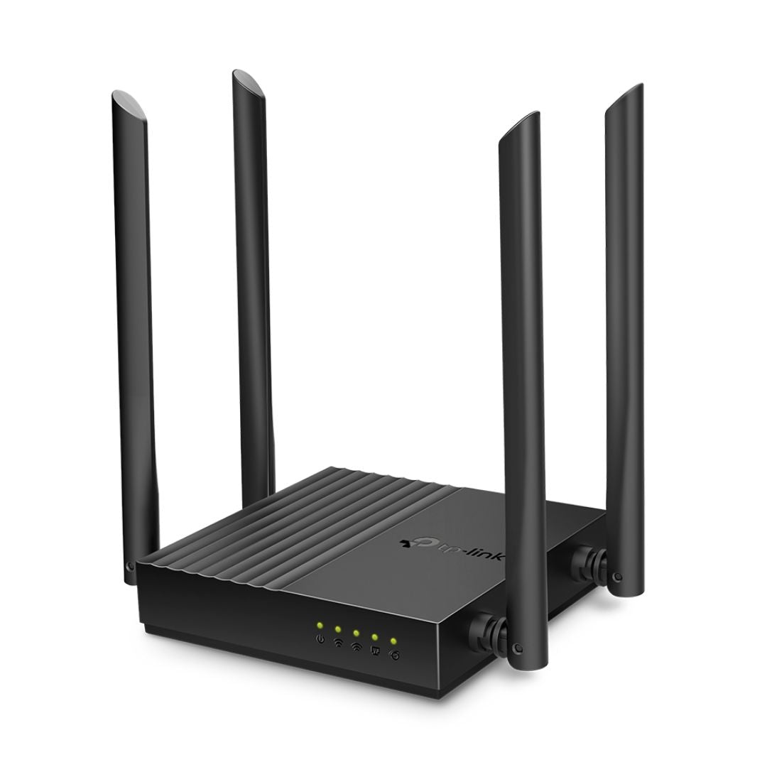 Router WiFi TP-Link Archer C64 AC1200 Doble Banda Gigabit MU-MIMO con 4 Antenas