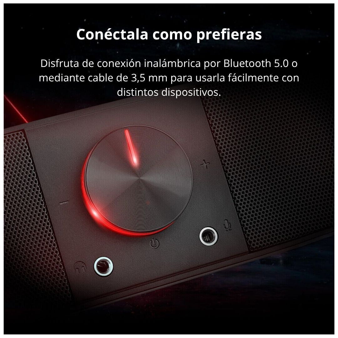 Barra de Sonido Soundbar Gamer Redragon Darknets GS570 RGB Bluetooth