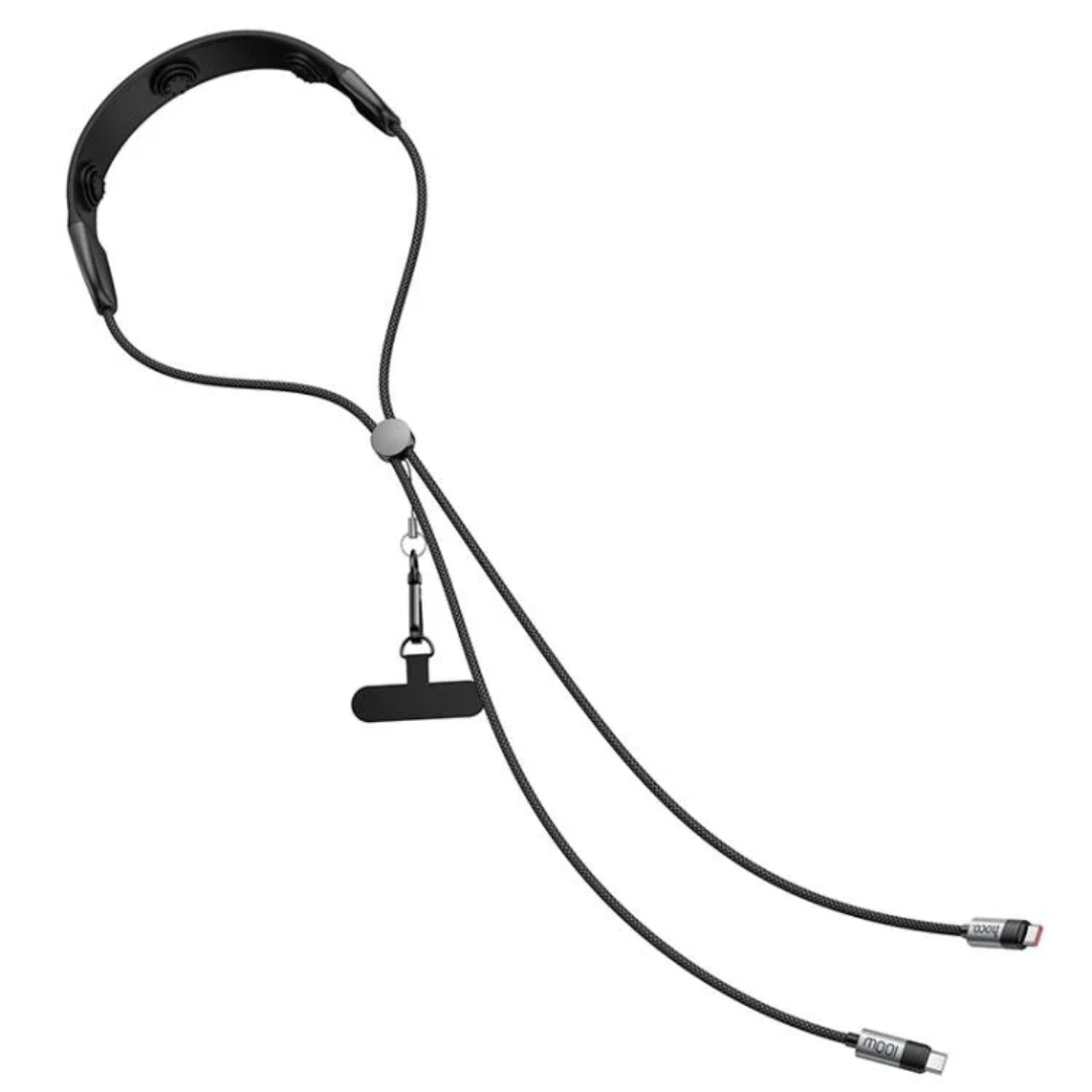 Cable USB-C a USB-C Hoco U145 100W 1.4m Carga Rápida con Masajeador de Cuello