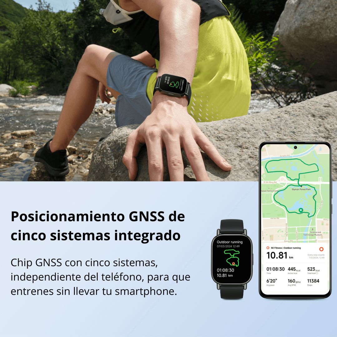 Smartwatch Redmi Watch 5 Lite AMOLED 1.96 GPS Llamadas Bluetooth y Batería 18 Días