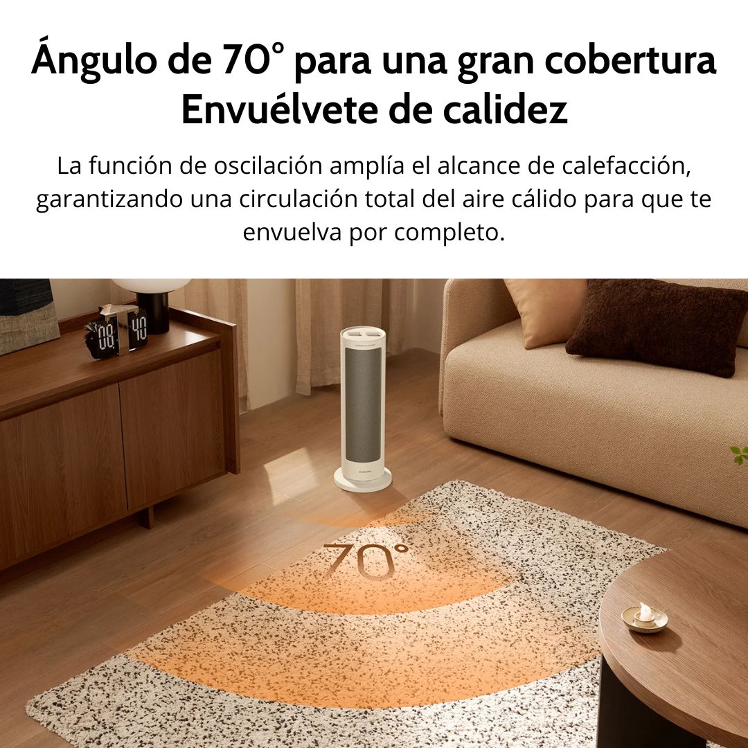 Calefactor Eléctrico Xiaomi Fan Heater 2000W PTC Oscilante
