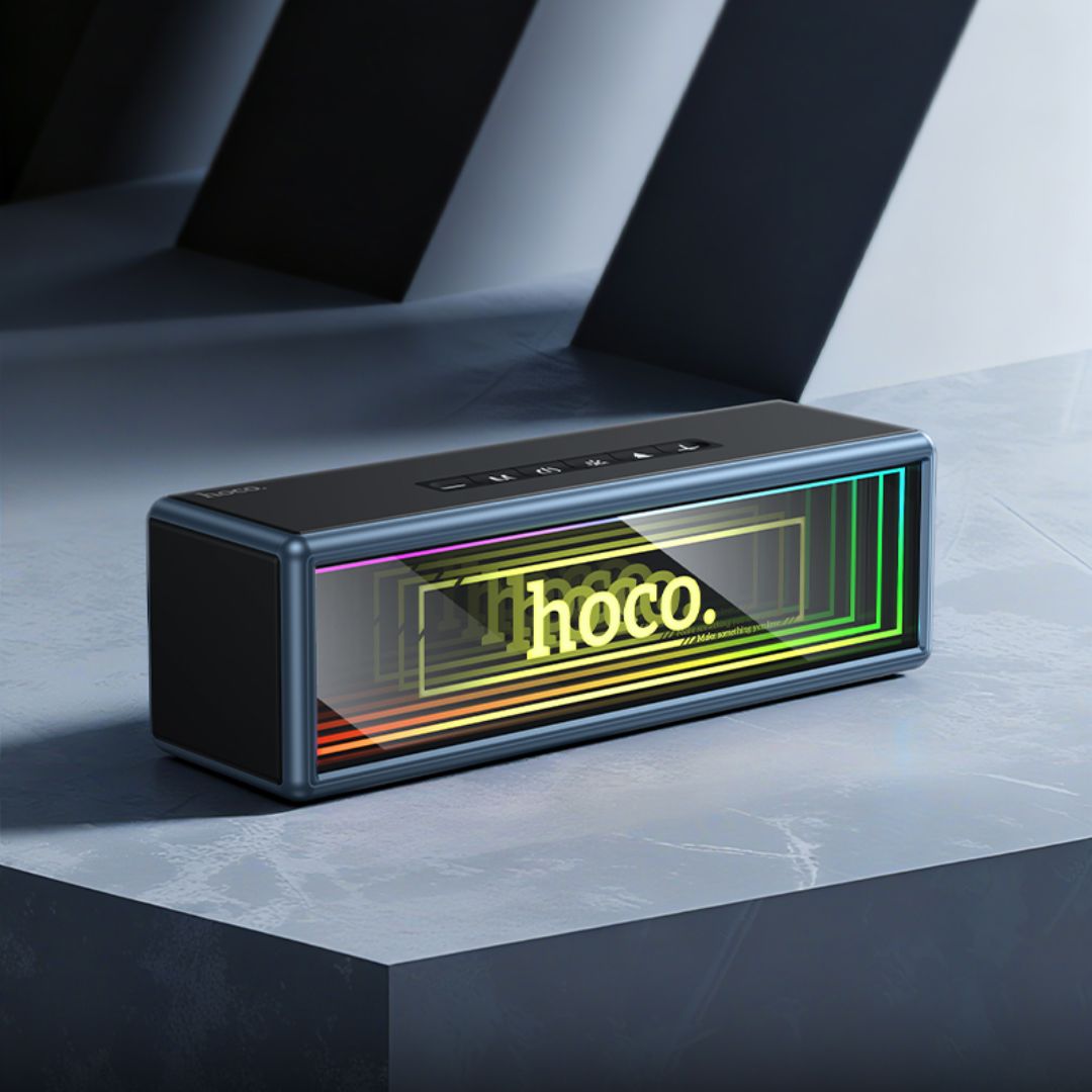 Parlante Bluetooth Hoco HC40 20W TWS FM USB TF AUX con Luces RGB y Bluetooth 5.4