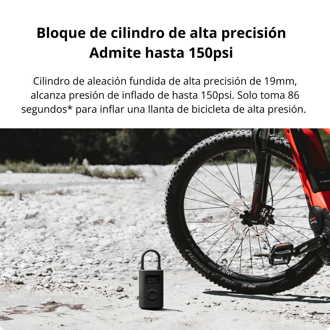 Inflador de Llantas Xiaomi Air Compressor 2 150 PSI Recargable con Pantalla Digital