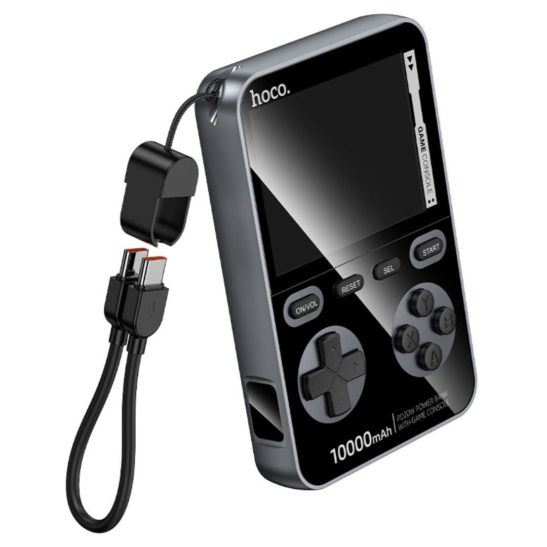Power Bank Hoco Q47 10000mAh PD20W con Consola Retro y 1500 Juegos