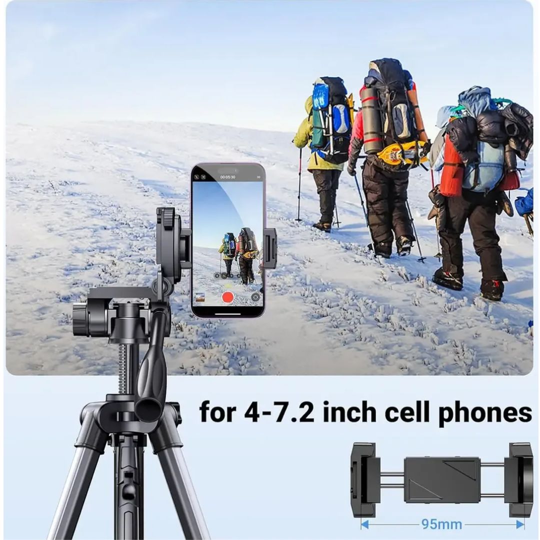 Trípode Profesional UGREEN LP661 175 cm para Cámara Celular Proyector con Cabezal y Estuche