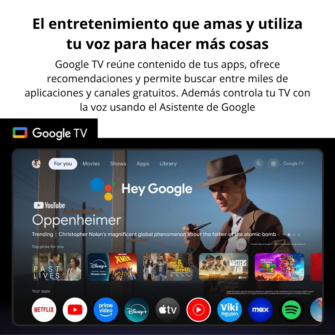 Xiaomi TV Stick 4K 2da Gen Google TV WiFi 6 Dolby Vision Control por Voz