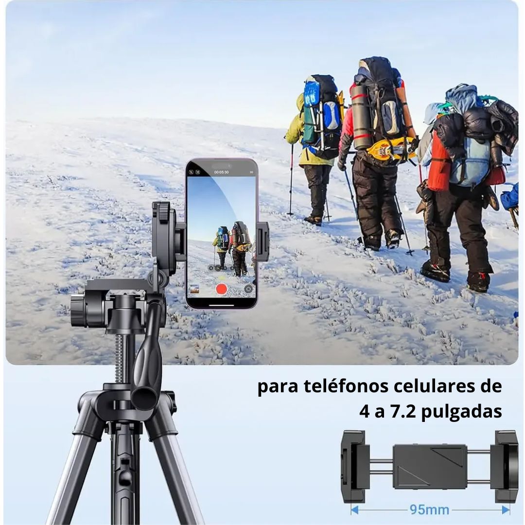 Trípode Profesional UGREEN LP661 175 cm para Cámara Celular Proyector con Cabezal y Estuche