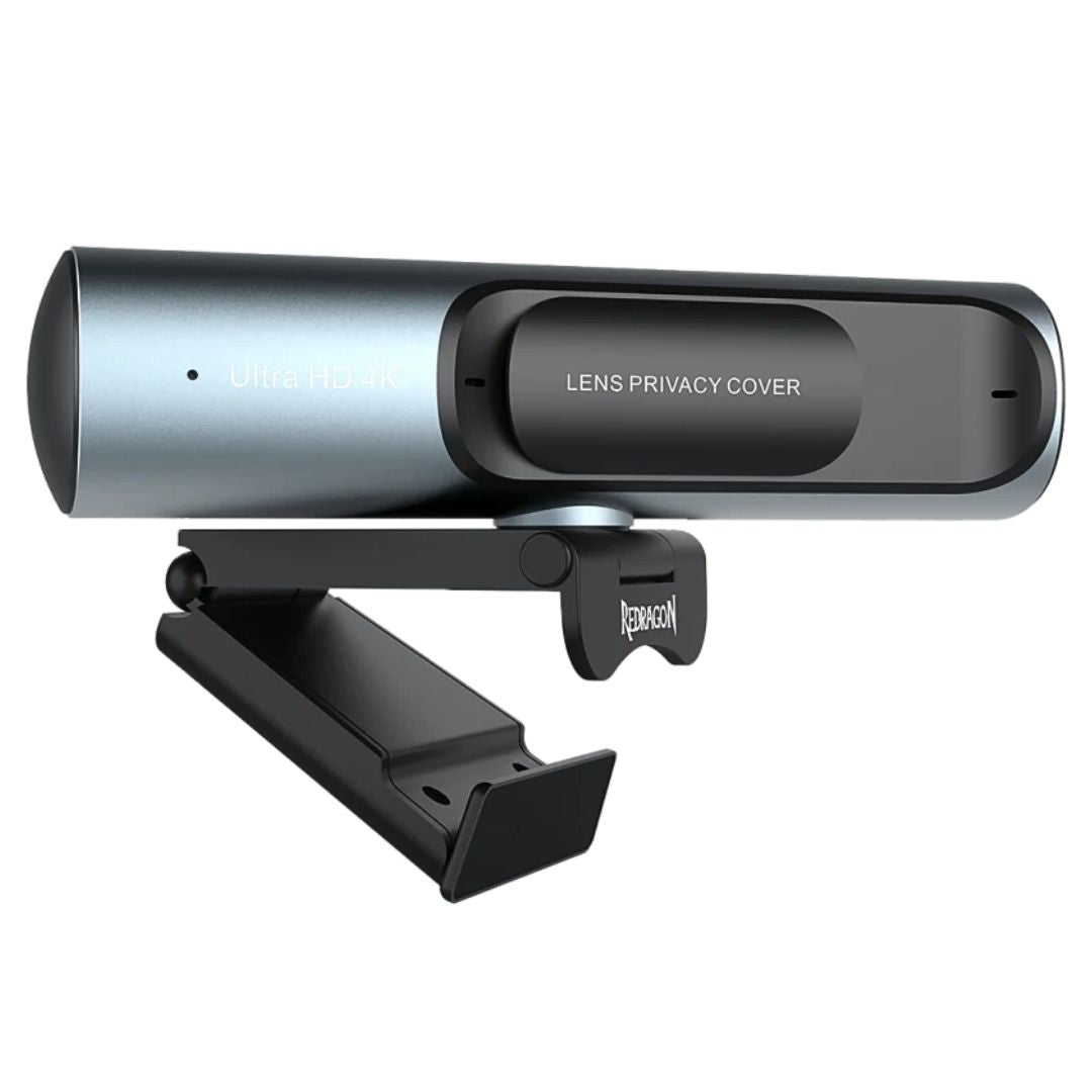 Cámara Web 4K Redragon GW911 Cyberlens UHD con Micrófono Dual y Autofoco para Streaming