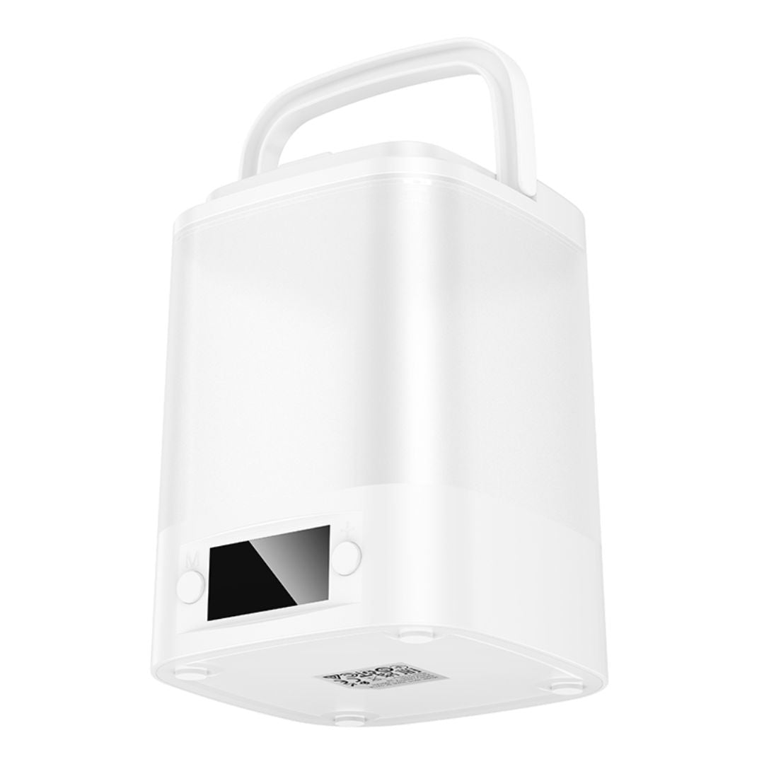 Lámpara LED Recargable Hoco HX15 con Reloj Digital 3 Tonos de Luz USB-C y Control Táctil