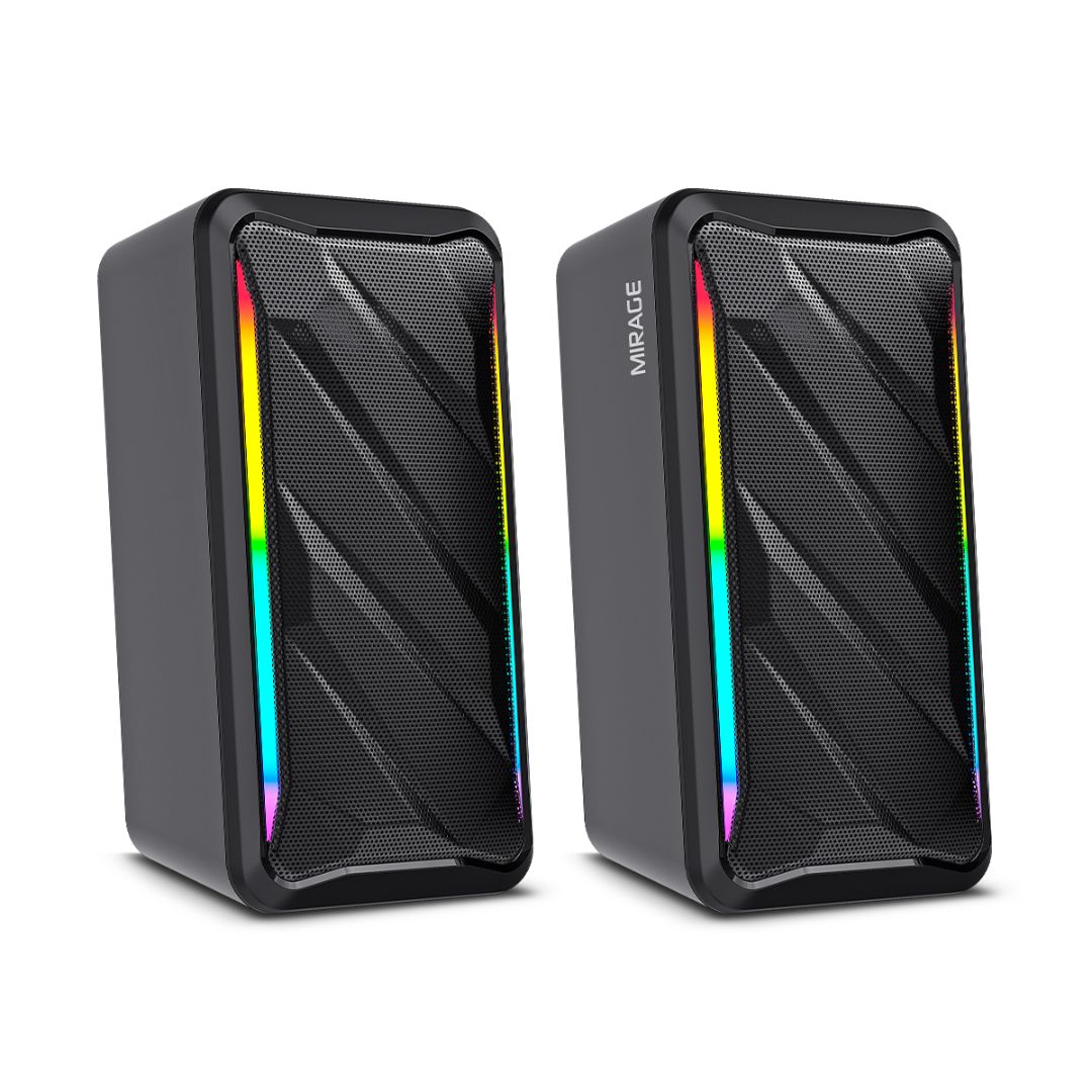 Parlantes Gamer Micronics S311 RGB 2.0 USB para PC