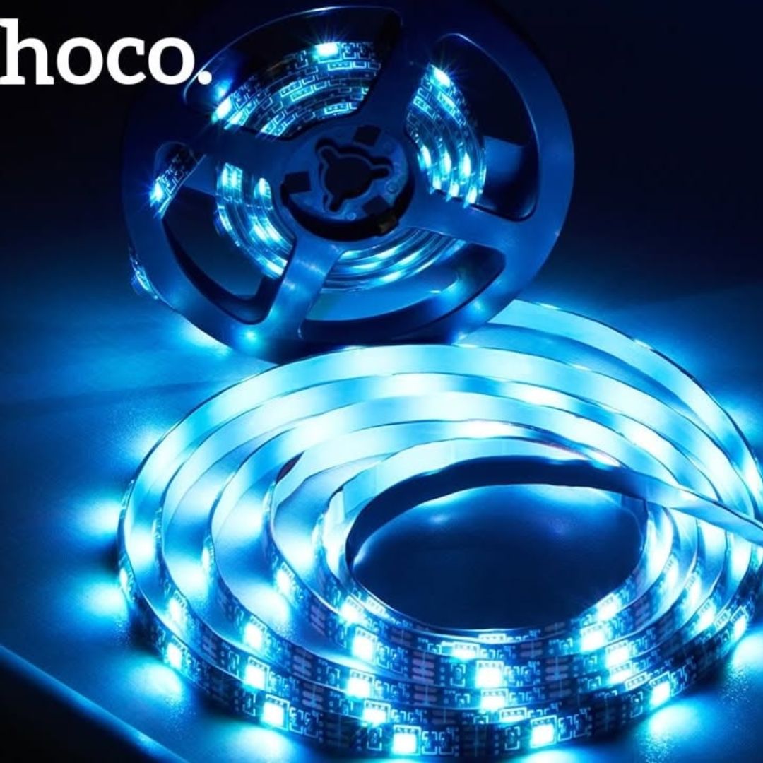 Tira LED RGB Hoco DL30 4m USB con Control Remoto 120 LEDs y App