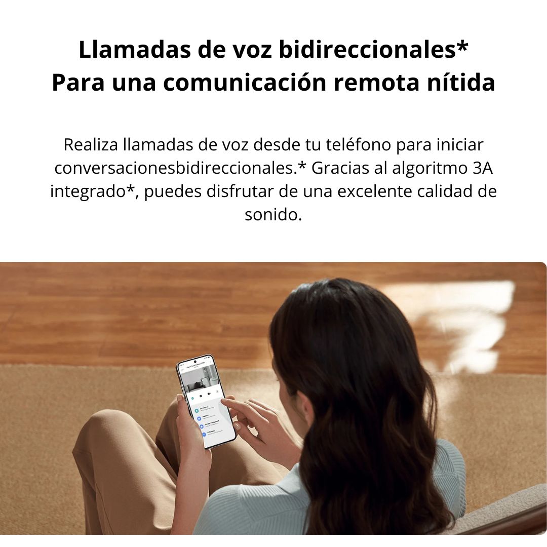Cámara WiFi Xiaomi Smart Camera C100 2K 3MP WiFi 6 con IA y Audio Bidireccional