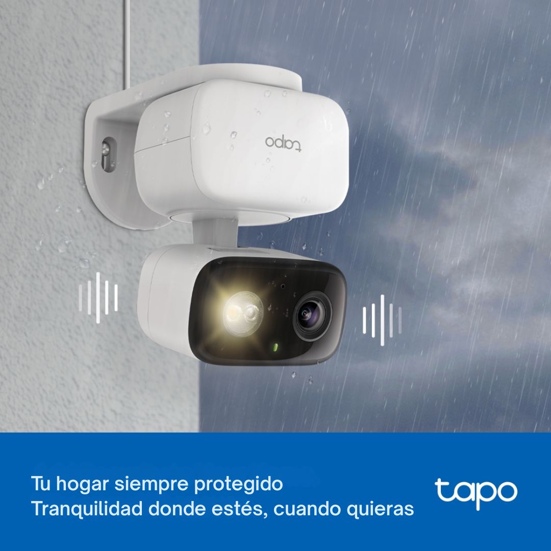 Cámara WiFi TP-Link Tapo C206 Interior Exterior 1080p 360° con Visión Nocturna Color