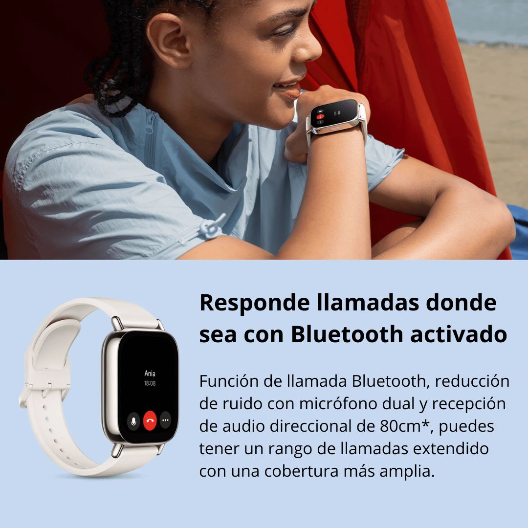 Smartwatch Redmi Watch 5 Lite AMOLED 1.96 GPS Llamadas Bluetooth y Batería 18 Días
