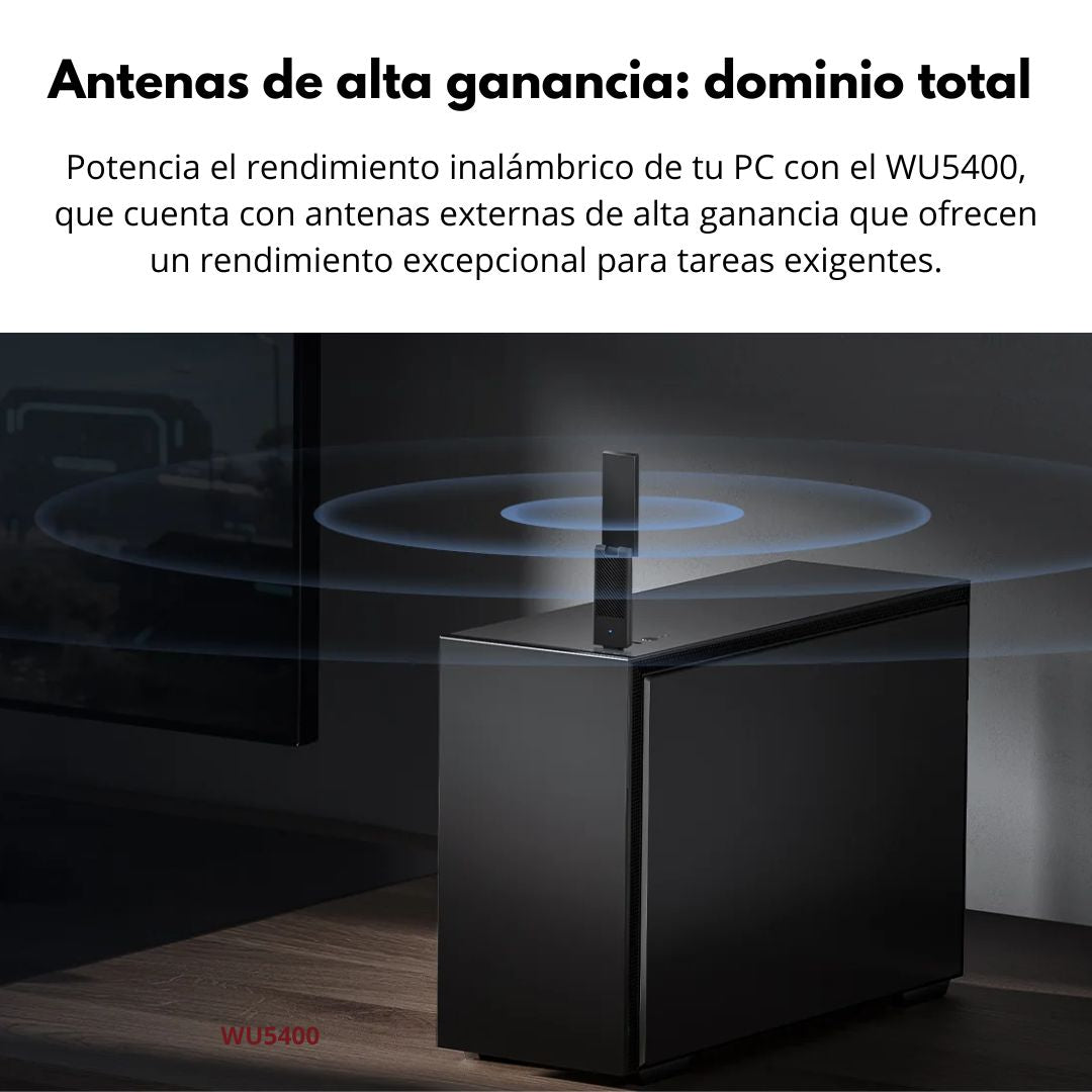Adaptador WiFi 6E Cudy WU5400 AX5400 Tri Band