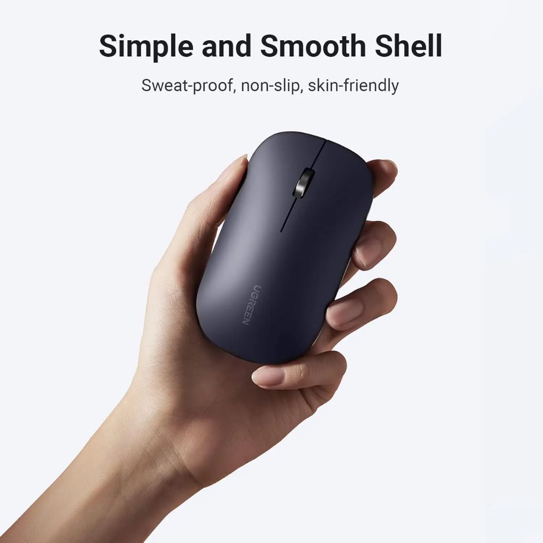 Mouse Inalámbrico UGREEN MU001 2.4GHz 4000 DPI Silencioso