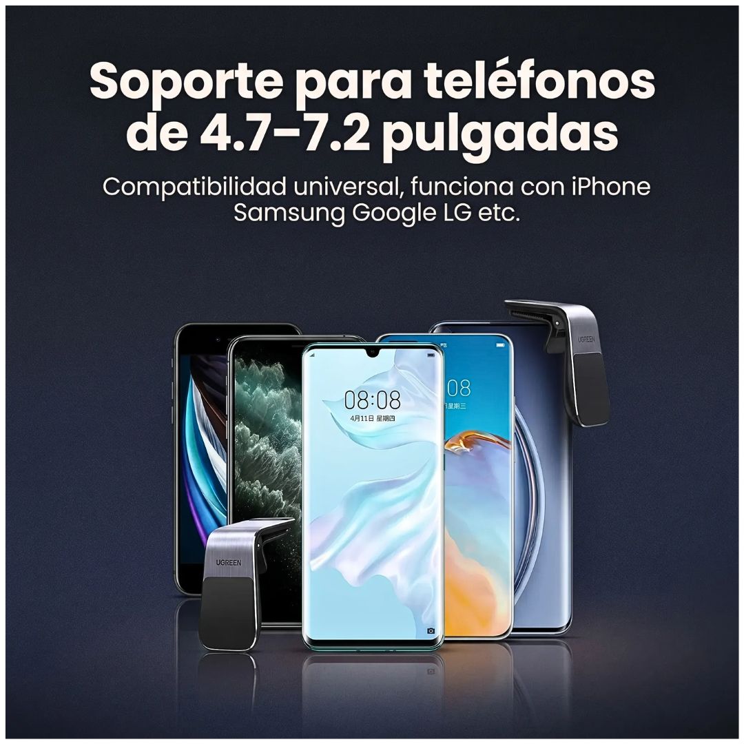 Soporte Magnético para Celular Auto UGREEN LP290 Rejilla de Ventilación