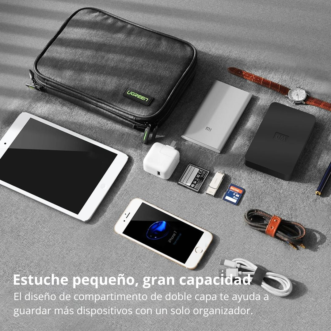Estuche Organizador UGREEN LP139 para Accesorios y Tablet hasta 7.9”