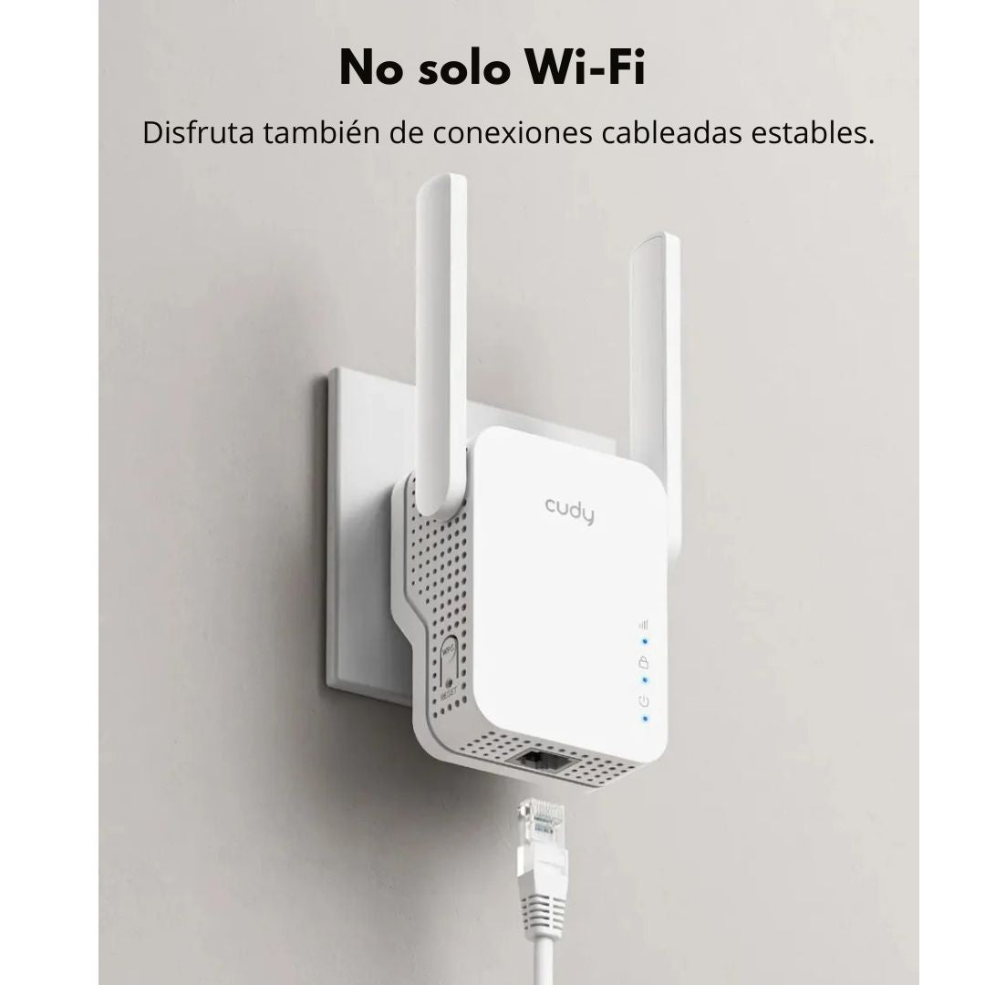 Repetidor Extensor WiFi 6 Cudy RE1500 AX1500 Mesh Dual Band