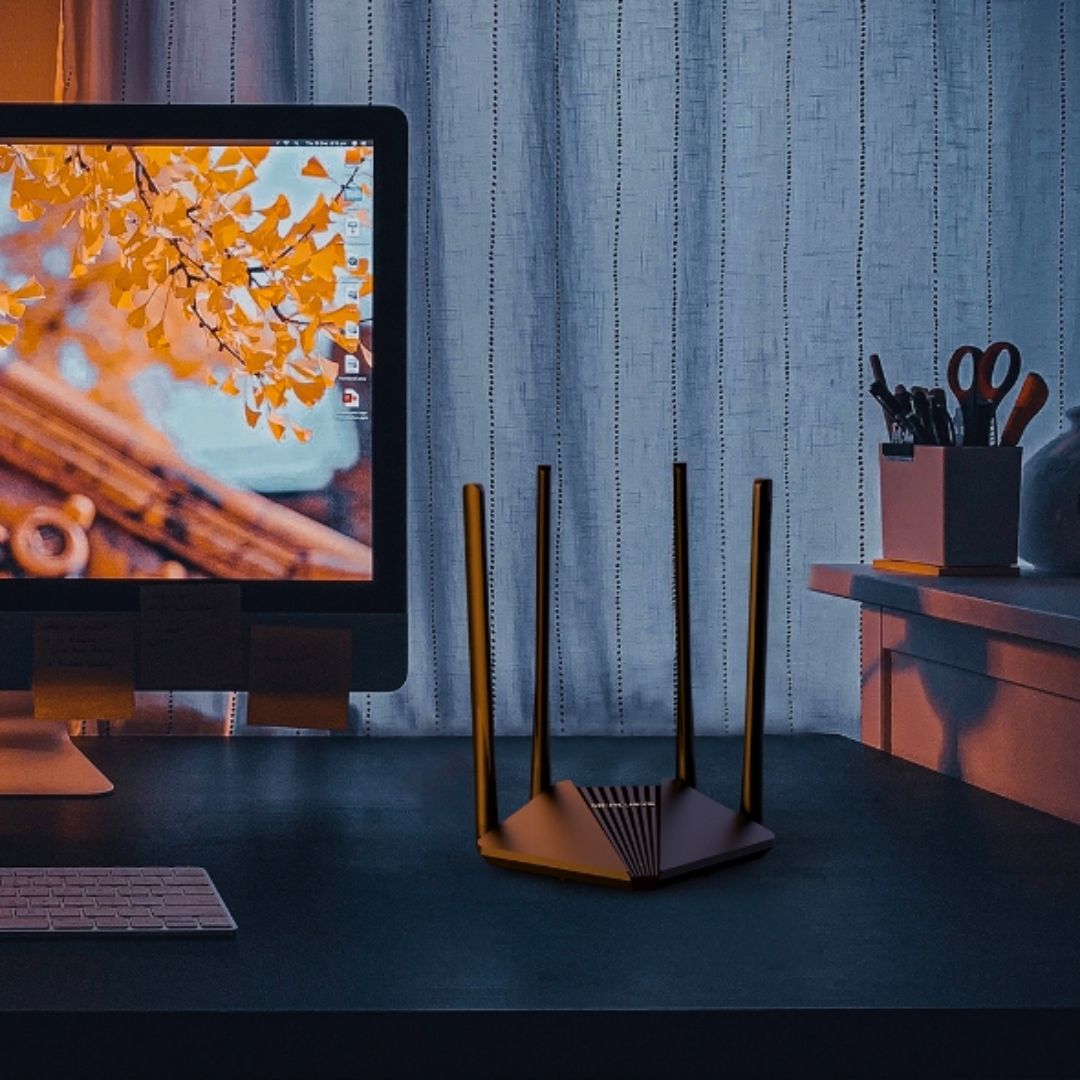 Router WiFi Mercusys MR30G AC1200 Gigabit Doble Banda con MU-MIMO y 4 Antenas