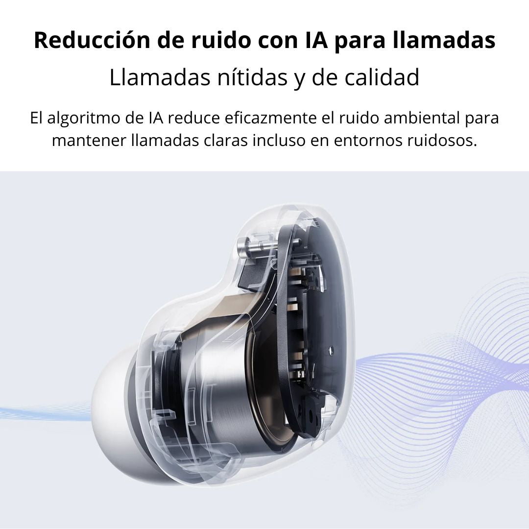 Audífonos Bluetooth Redmi Buds 6 Play con IA Batería 36 Horas y Carga Rápida