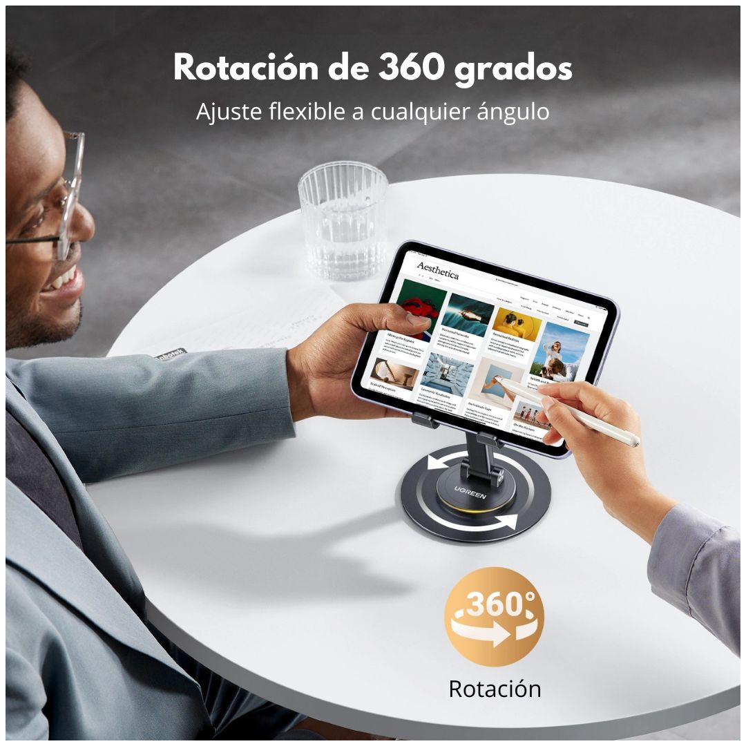 Soporte para Celular UGREEN LP805 Giratorio 360° Plegable