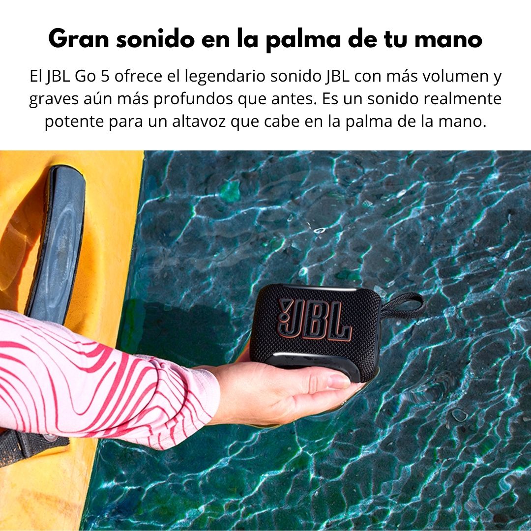 Parlante Bluetooth JBL Go 5 Portátil IP68 Auracast 10h