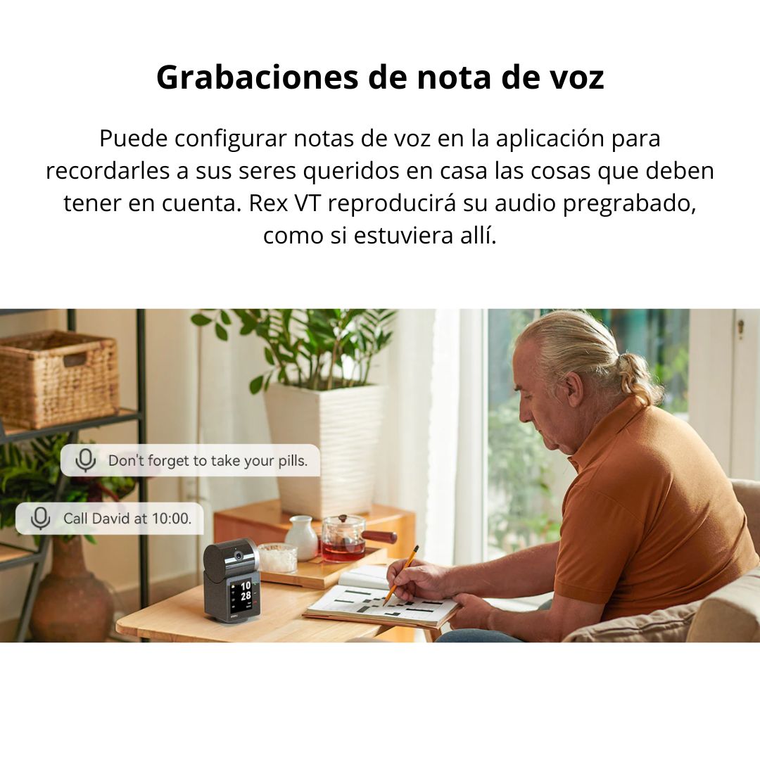 Cámara de Seguridad WiFi IMOU Rex VT 3K 5MP 360° con Videollamada y Audio Bidireccional